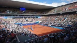 Court Philippe Chatrier à Roland Garros